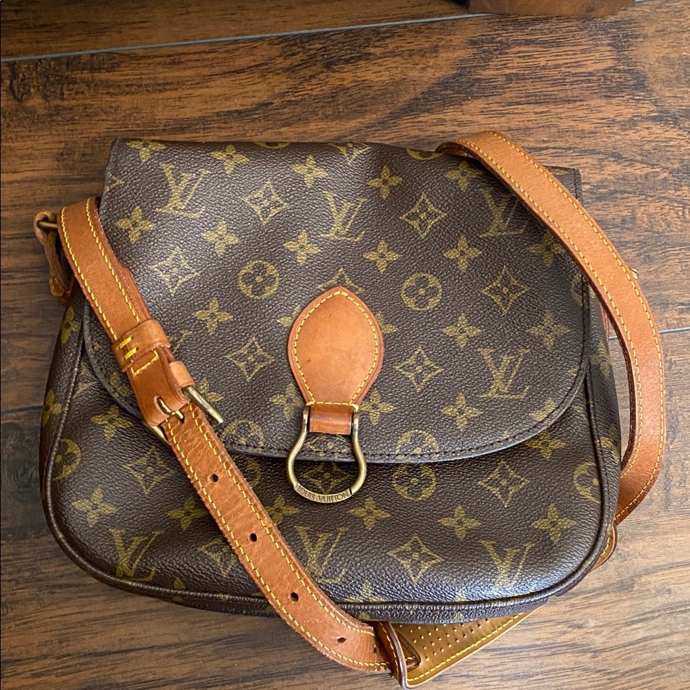 Vintage Louie Vuitton Monogram Saint Cloud GM Shoulder/Crossbody, Dust Bag & COA